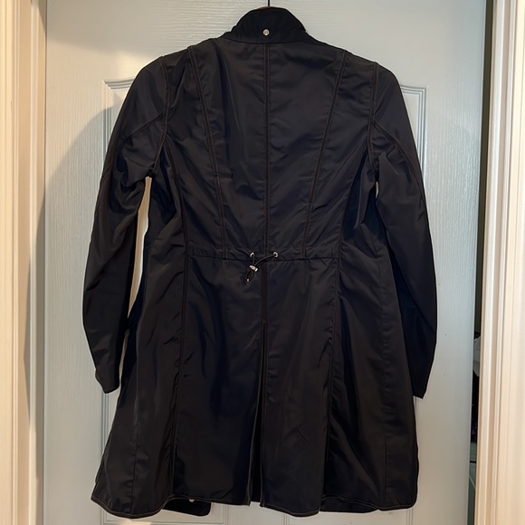 Moncler Argeline Waterproof Rain Wind Breaker Jacket 2 Navy - Picture 6 of 7
